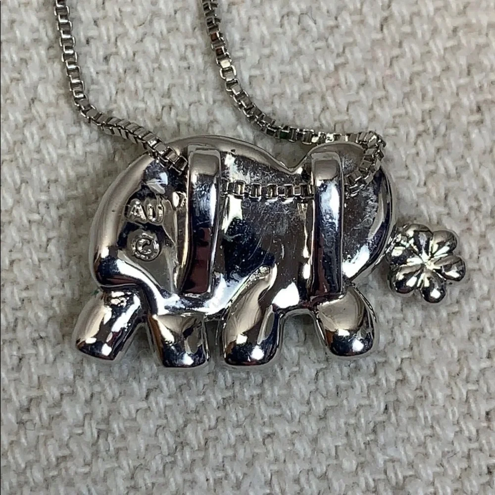Rhinestone turtle necklace